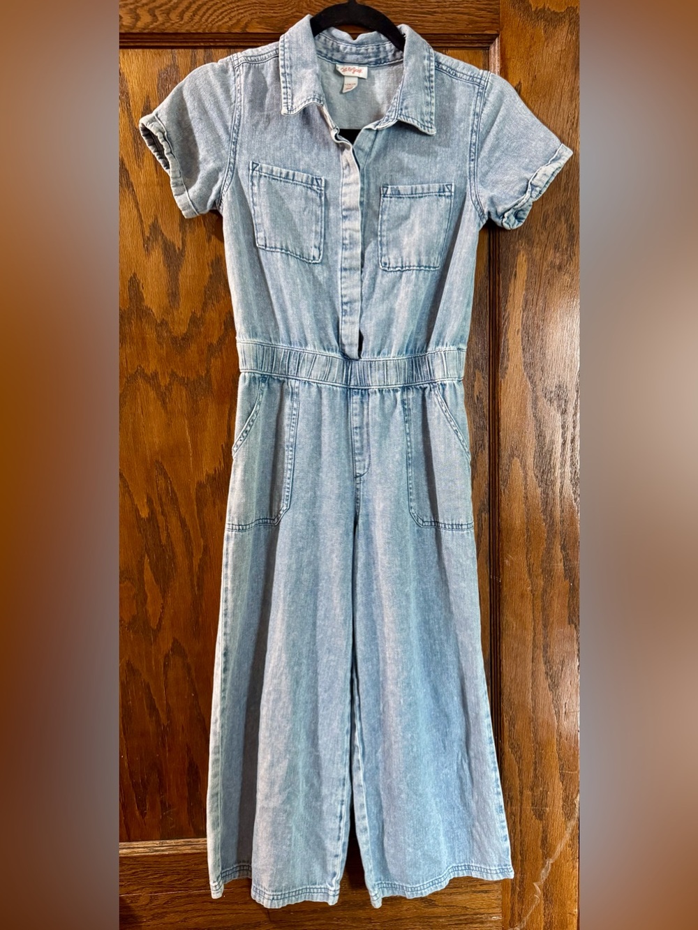 Light Wash Denim Jumpsuit